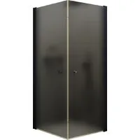 Душевой уголок MaybahGlass MGY-1299-6 (графитовое матовое стекло/черный)