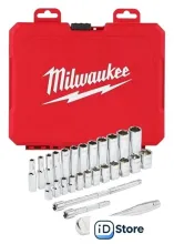 Набор трещотка с головками Milwaukee 4932464943 (28 предметов)