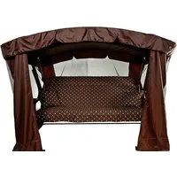 Садовые качели МебельСад Мадагаскар (горох, коричневый)