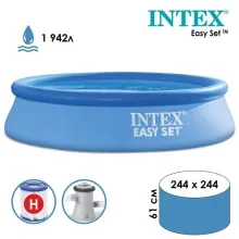 Надувной бассейн Intex Easy Set 28108 (244x61)