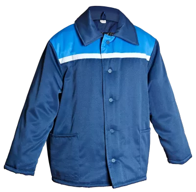 Куртка утепленная, ткань смесовая (цв. синий + василек)