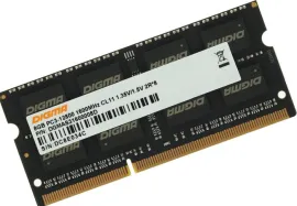 Оперативная память Digma 8ГБ DDR3 SODIMM 1600 МГц DGMAS31600008D