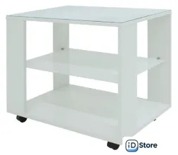 Журнальный столик Мебелик BeautyStyle 5 (белый/Luminar 189)