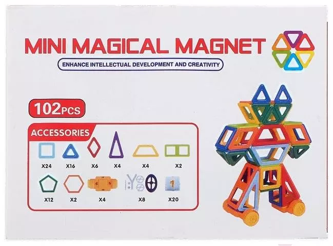 Конструктор магнитный Xinbida Мини-магический магнит разноцветный
