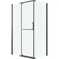 Душевой уголок Grossman Pragma 120х100х195 120.K33.03.1210.21.00 (черный матовый/стекло прозрачное)