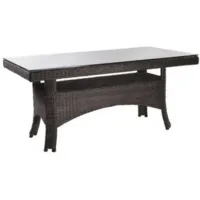 Стол садовый AIKO KORILIUS 170х90 7019К Серо-коричневый