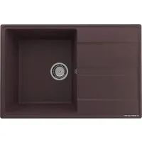 Кухонная мойка Ulgran Quartz Prima 750-06 (трюфель)