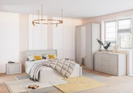 Спальня Монако - Комплект 1 - Кашемир/Айриш MF03 (BTS)