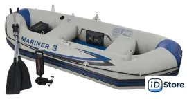 Гребная лодка Intex Mariner-3 SET