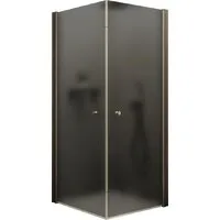 Душевой уголок MaybahGlass MGY-1295-2 (графитовое матовое стекло/бронзовый)