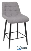 Стул AksHome Baron (серый микровелюр CD2302-26/черный)