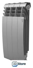 Биметаллический радиатор Royal Thermo Biliner B 500 Серебристый - 4 секций