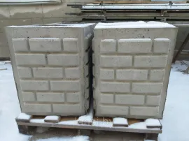 Цветочница бетонная 7.4 (без дна). 470х620 мм