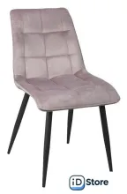 Стул AksHome Fred (пыльно-розовый/черный)