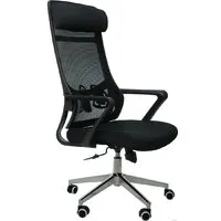 Офисное кресло SitUp Aura Black Chrome (черный)