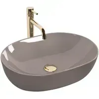 Умывальник Rea Lisa Beige Shiny U6380