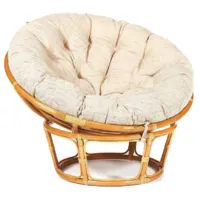 Кресло садовое TetChair Papasan 23/01 W с подушкой 129 (мед/старт)