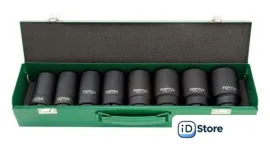 Набор трещотка с головками Toptul GDAD0802 8 предметов