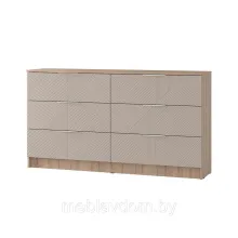 Комод Эмилия КМ-04 - Дуб Смоки/Айриш MF03 (1,6м)