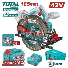 Дисковая (циркулярная) пила Total TSLI4218512 (с 2-мя АКБ, кейс)