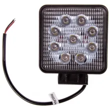 Фара светодиодная OFF ROAD 107107(126)25мм квадратная 12V/24V 27W 6000К SKYWAY 9 диодов Дальний св