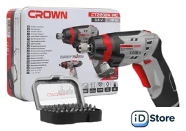 Электроотвертка Crown CT22024 MC (с АКБ)