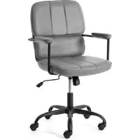 Офисное кресло TetChair Alpha (иск. замша, серый)