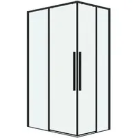 Душевой уголок Grossman Galaxy 120x80x195 300.K33.01.1280.21.00 (черный матовый/прозрачное стекло)