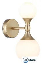 Люстра средней высоты Ambrella light LH51053/2 GD/FR (золото/белый матовый)