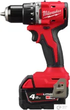 Ударная дрель-шуруповерт Milwaukee M18 BLPDRC-402C 4933492824 (с 2-мя АКБ 4 Ач, кейс)