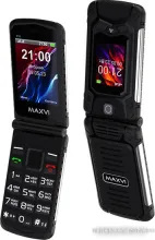 Кнопочный телефон Maxvi E10 (черный)