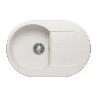 Кухонная мойка POLYGRAN ATOL 760 белый хлопок 36