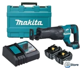 Сабельная пила Makita DJR187RTE (с 2-мя АКБ, кейс)