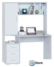 Стол Сокол КСТ-16 (бетон/белый)