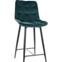 Стул Signal Chic H-2 Velvet (bluvel 78 зеленый/черный)