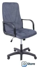 Офисное кресло AksHome Менеджер 01 Kiton 713 (велюр темно-серый)