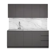 Кухня Мэри 2.0 ЛДСП Графит серый