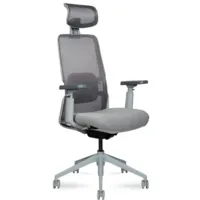 Кресло офисное Norden Alpina / HLC-3669FX-1 (серый/серый)
