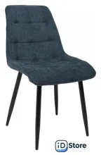 Стул AksHome Caris (синий микровелюр CD2302-16/черный)