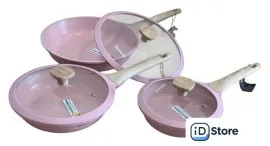 Набор сковород FeisiLang FL-S006YZ Pink