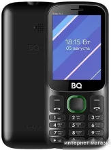 Мобильный телефон BQ-Mobile BQ-2820 Step XL (черный/зеленый)