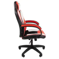 Кресло геймерское CHAIRMAN Game 17 экокожа (черный/красный/белый)
