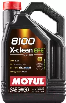 Моторное масло Motul 8100 X-Clean EFE 5W30 / 107206