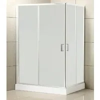 Душевой уголок BelBagno UNO-195-AH-2-120/80-P-Cr (текстурное стекло)