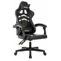 Игровое (геймерское) кресло Brabix GM-123 / 533191 (черный/белый)