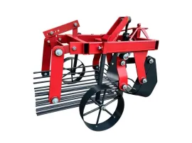 Картофелекопатель Краян для мотоблока Беларус КВ-05 на металлических колесах
