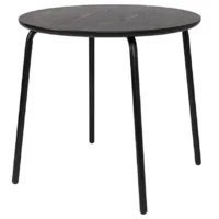 Кухонный стол Bergenson Bjorn Round / BB0000838 (черный)