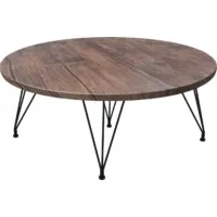 Журнальный столик Sheffilton SHT-TU29/H36/МДФ 70/70 (палисандр/черный муар)