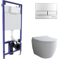 Унитаз подвесной Berges Wasserhaus Okus Toma Slim SO Novum525 L3 043205