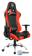 Игровое (геймерское) кресло Defender Azgard (черный/красный)